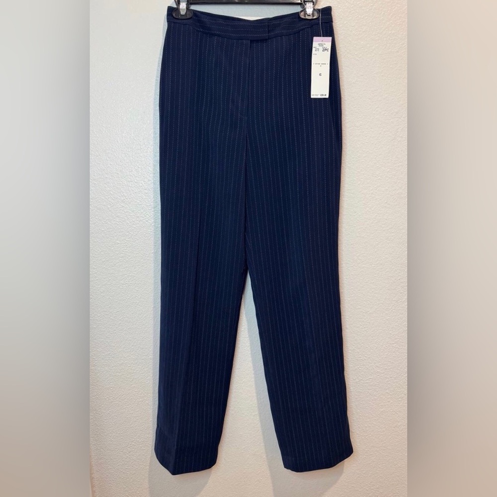 Jones New York NWT Sahara Navy Straight Leg Pants Size 6‎